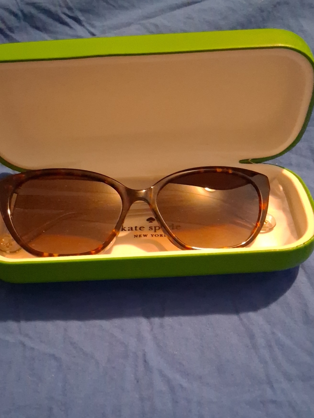Kate Spade Tortoiseshell Women's Sunglasses - Brown Lenses